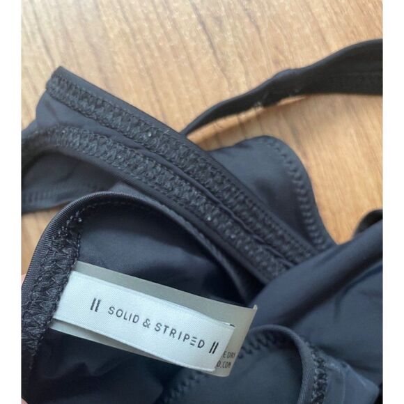 Solid & Striped black cut-out one-piece womens small - Picture 6 of 9